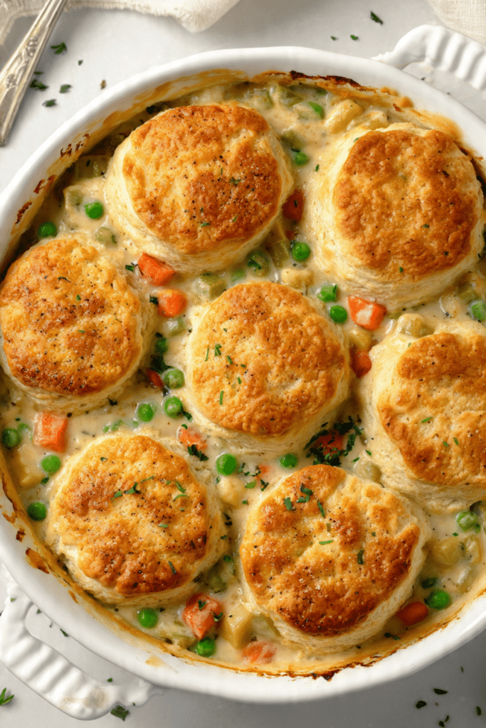Biscuit & Vegetable Pot Pie