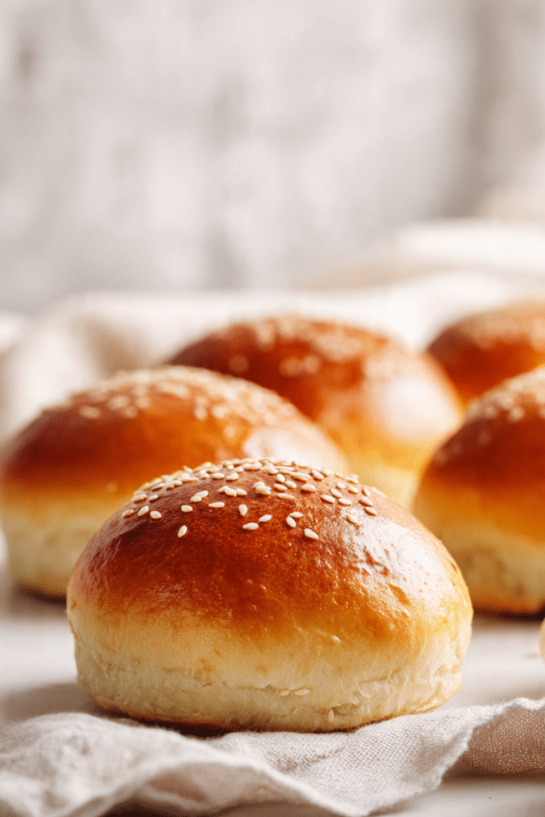 Brioche Burger Buns with Leftovers