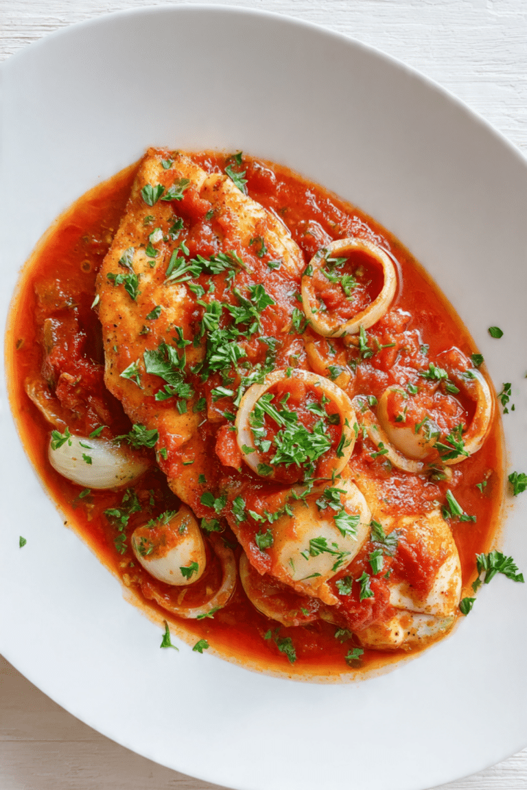 Fish in Tomato Sauce