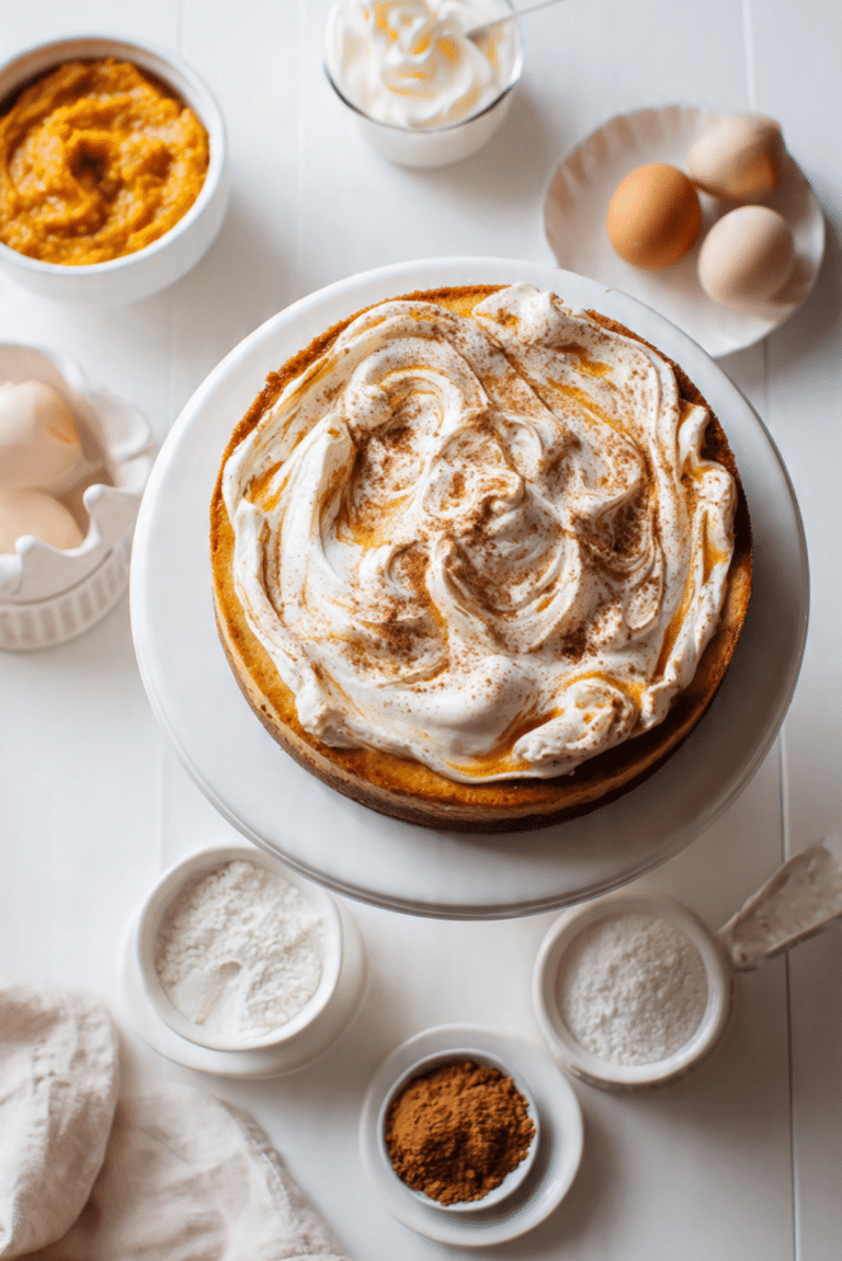 Pumpkin Cake Cheesecake