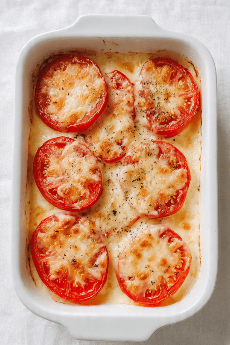 Melty Cheddar Tomatoes