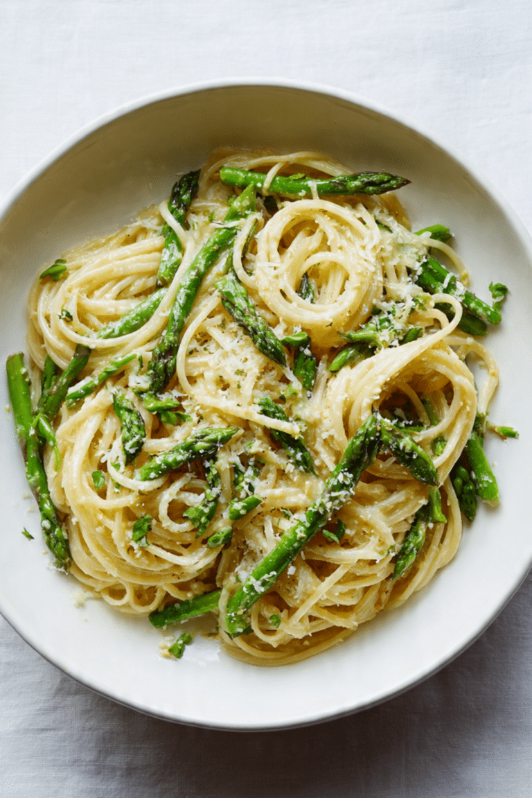 Craig Claiborne’s Pasta con Asparagi