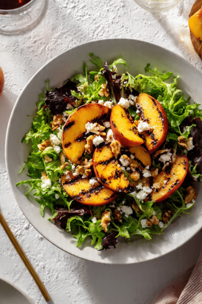 Grilled Peach Salad