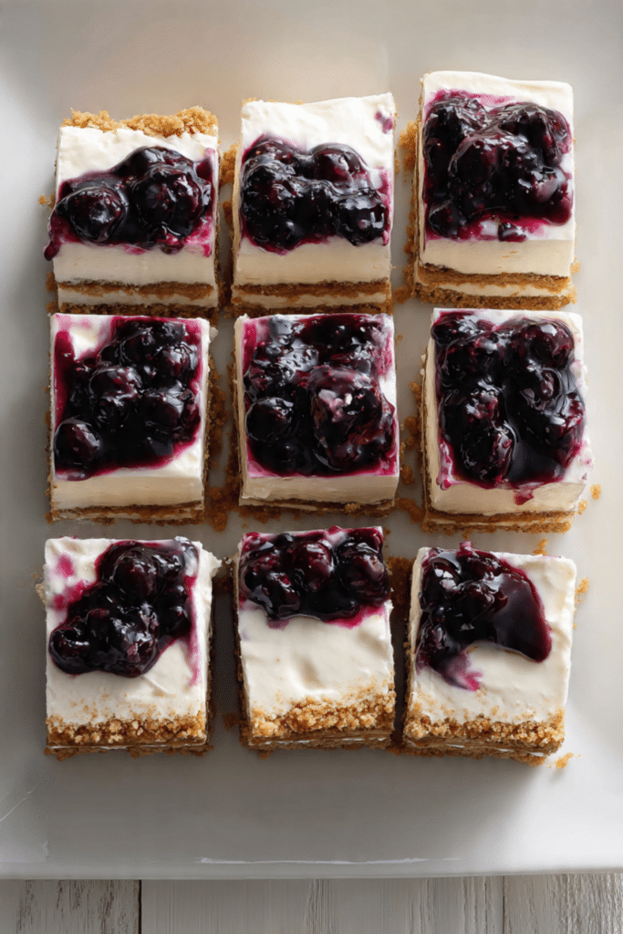 Blueberry Cheesecake Icebox Cake