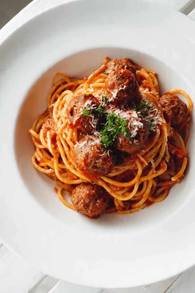 Spaghetti and Meatballs