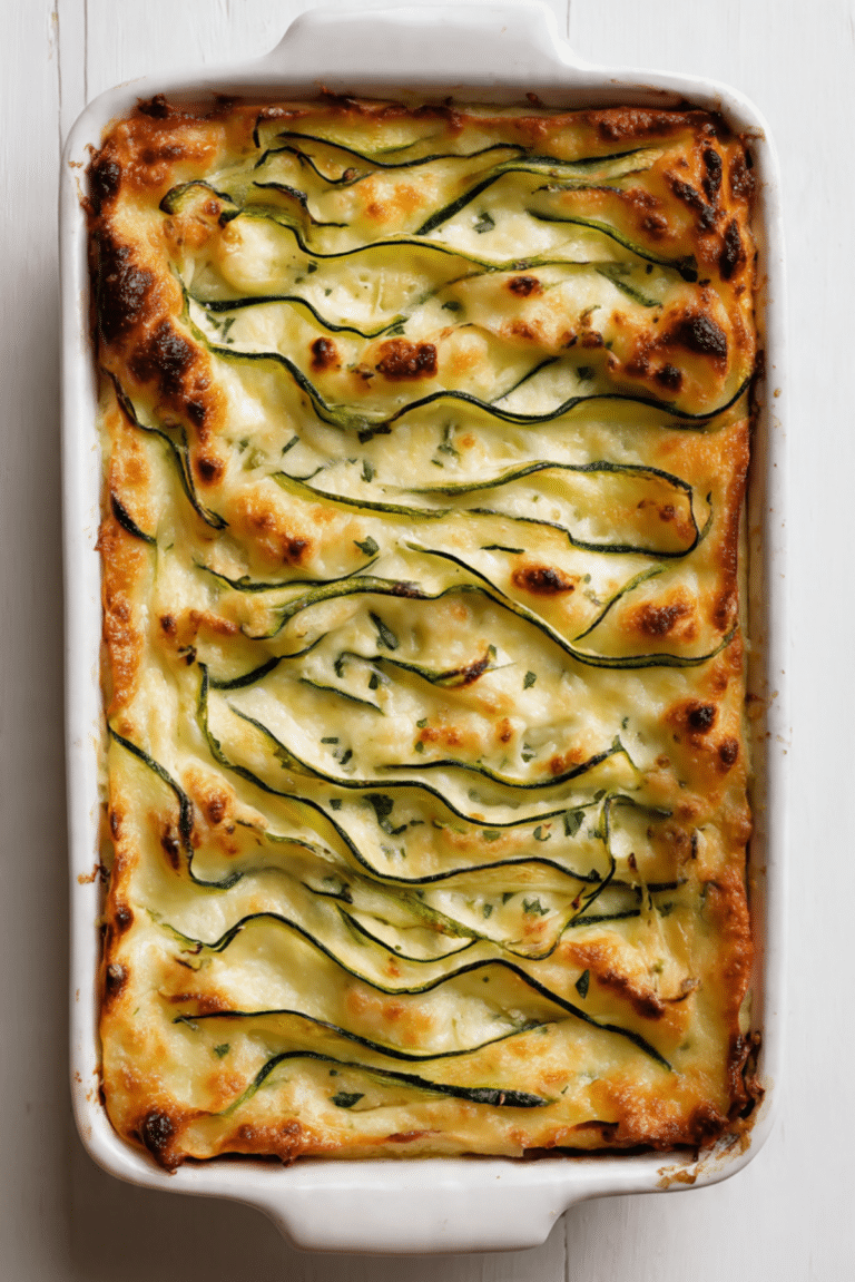 Zucchini Lattice Lasagna