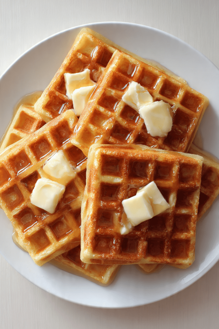Classic Homemade Waffles
