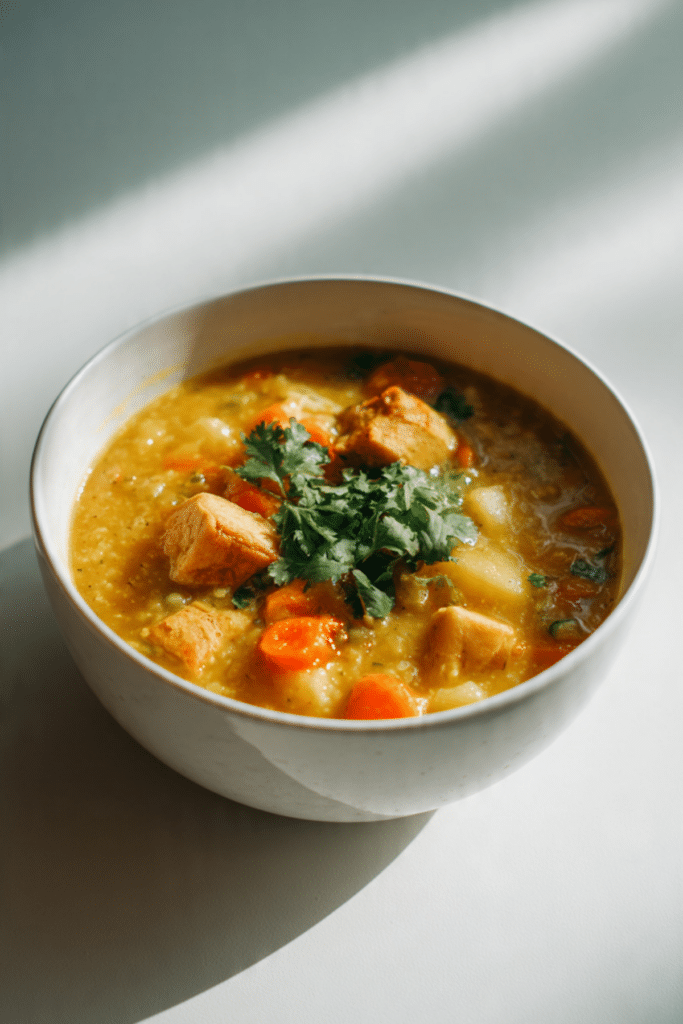 Burmese Samusa Soup