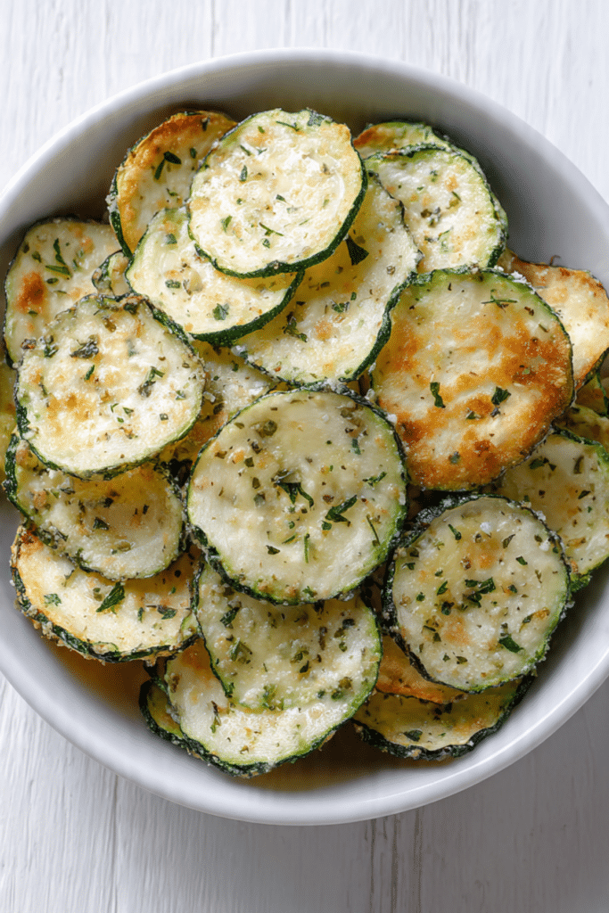 Cool Ranch Zucchini Chips