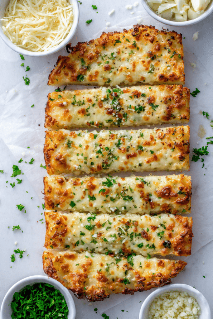 Cauliflower Garlic Bread