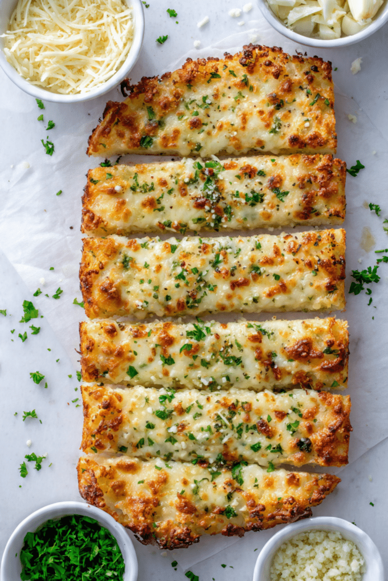 Cauliflower Garlic Bread