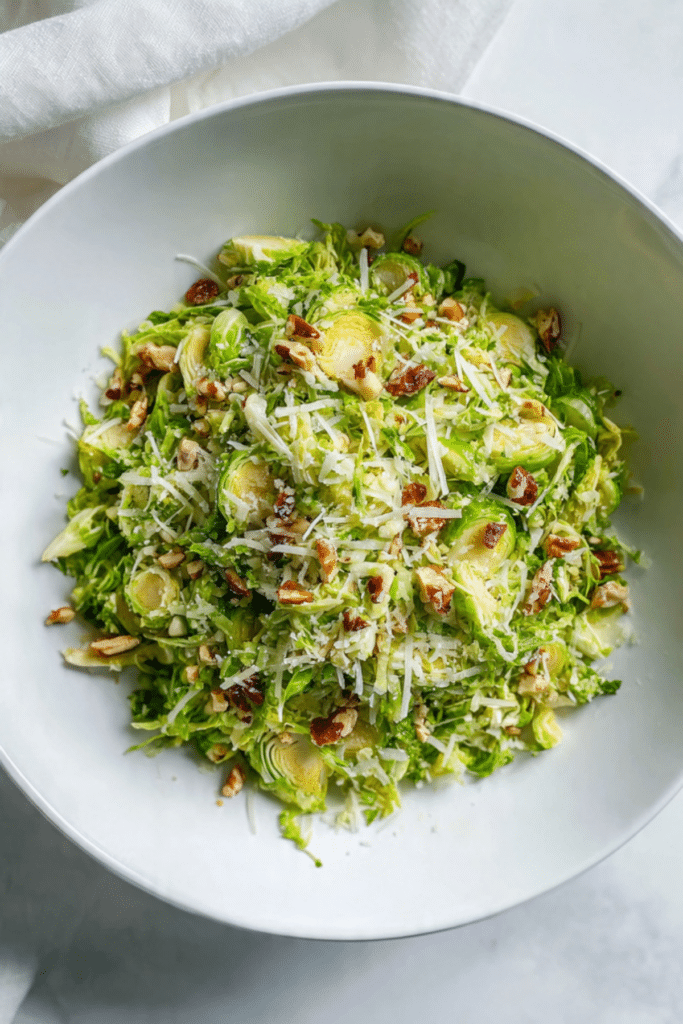 Parmesan Brussels Sprouts Salad