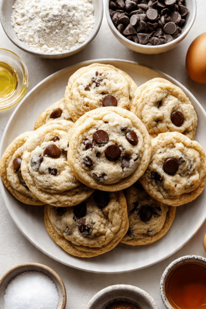 Olive Oil Chocolate Chip Cookies