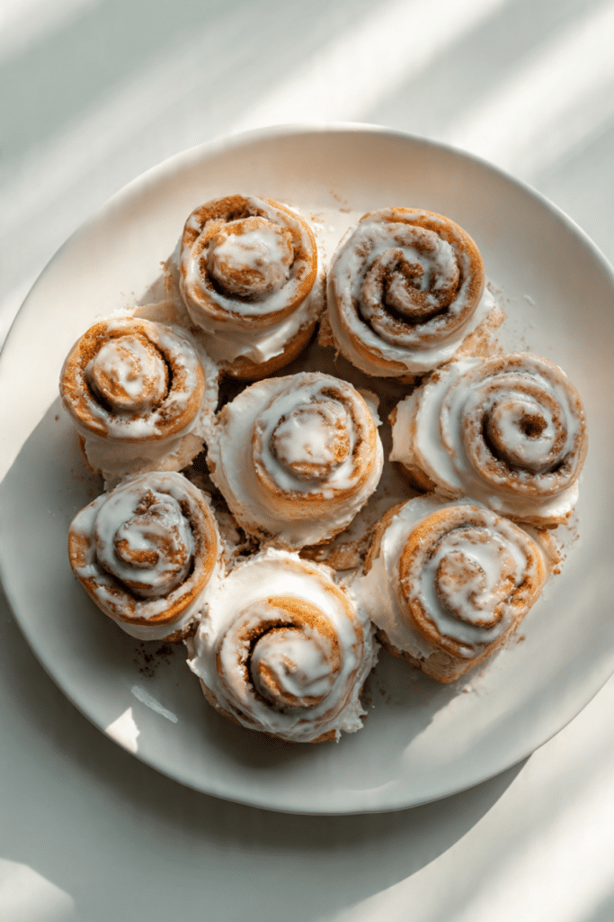 Cinnamon Roll Ice Cream Sandwiches