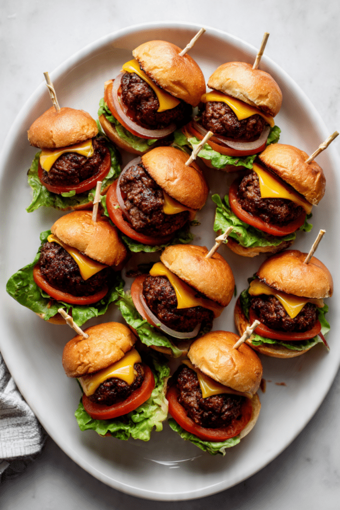 Bunless Burger Bites