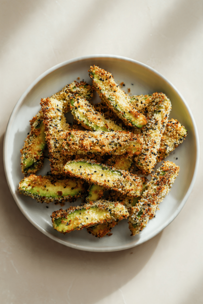 Air Fryer Everything Bagel Avocado Fries