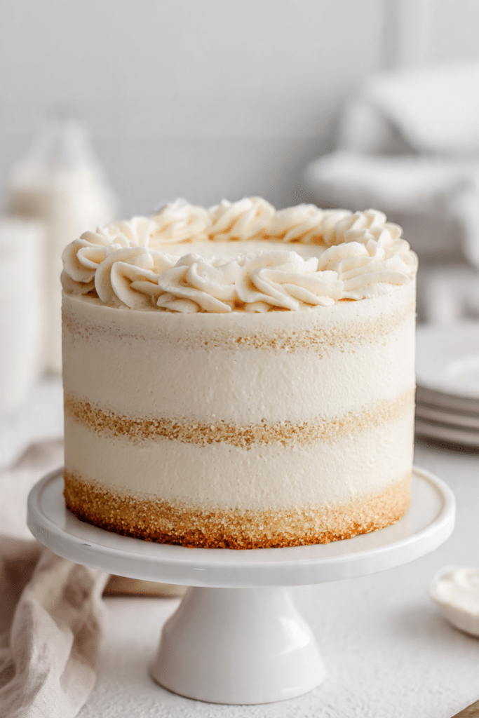 Easy Vanilla Layered Cake
