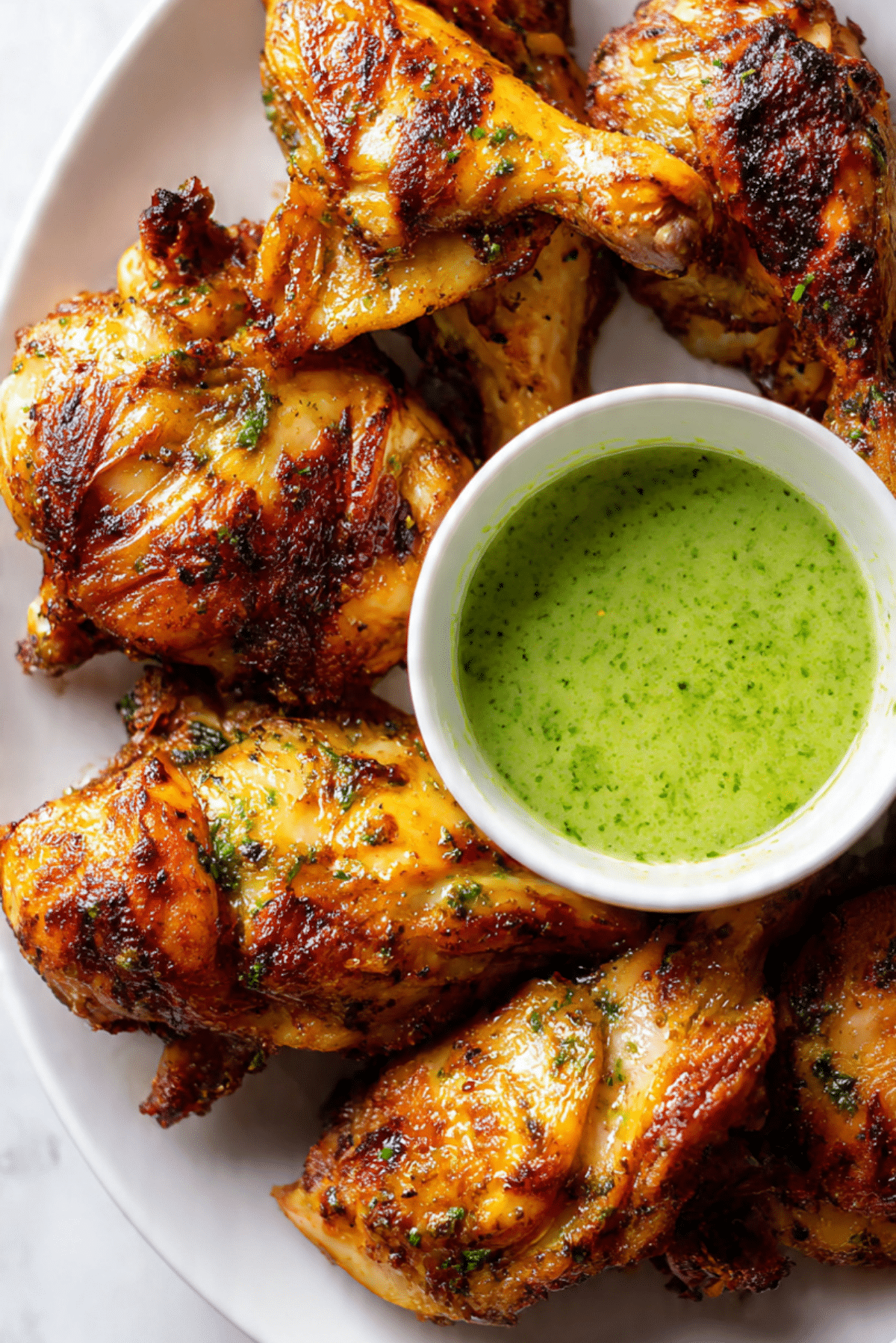 Peruvian Chicken with Aji Verde