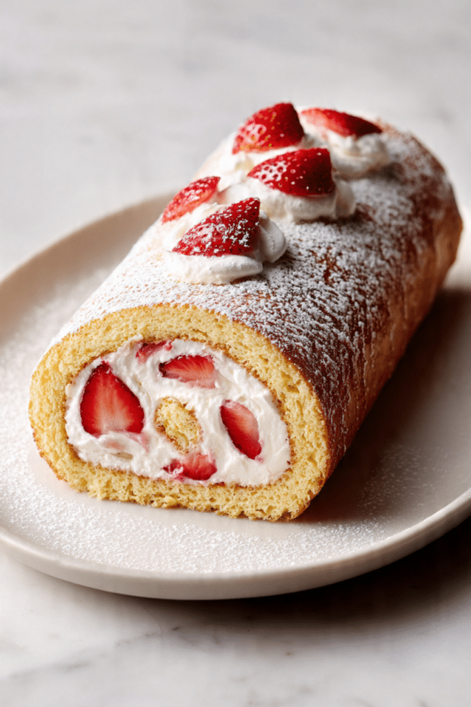 Strawberry Shortcake Roll