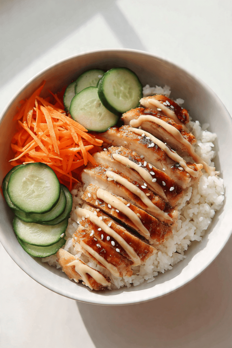 Miso-Mayo Chicken Bowl
