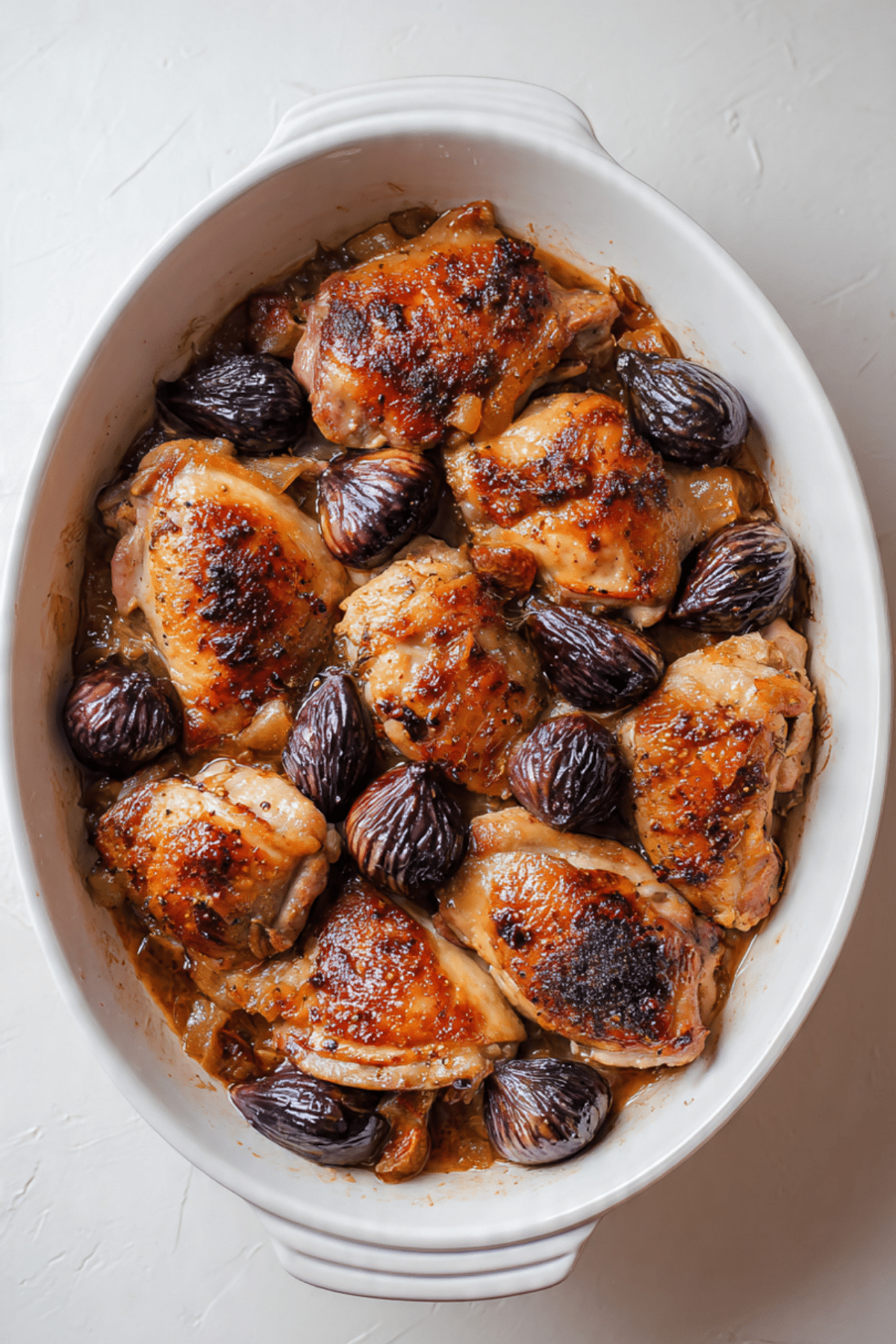 Vinegar Chicken With Figs