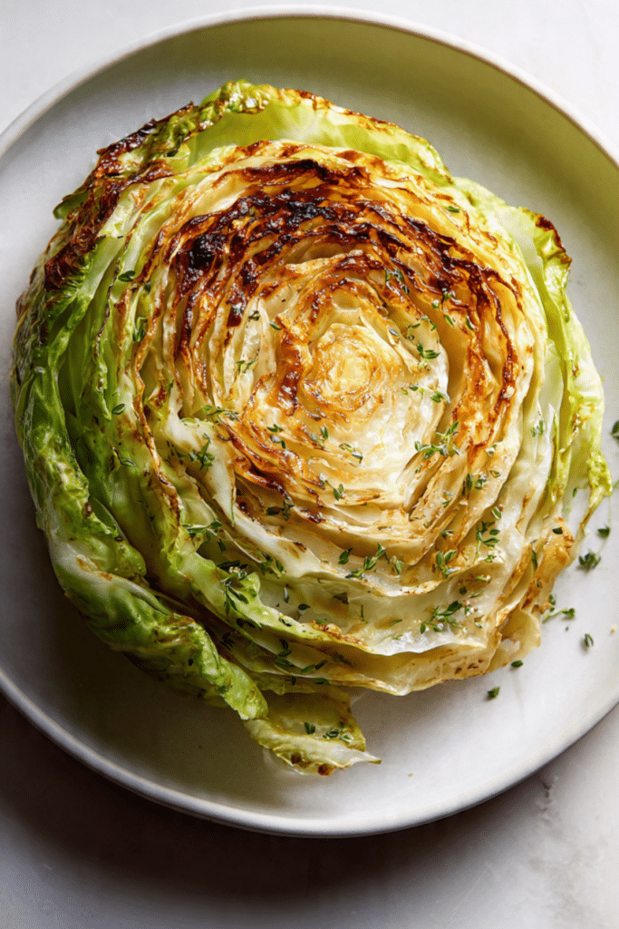Whole Roasted Cabbage