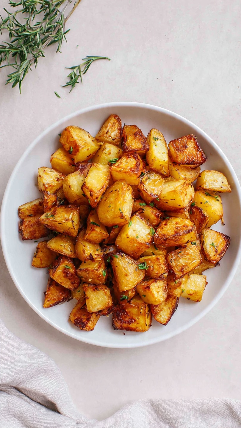 Air Fryer Parmesan Roasted Potatoes